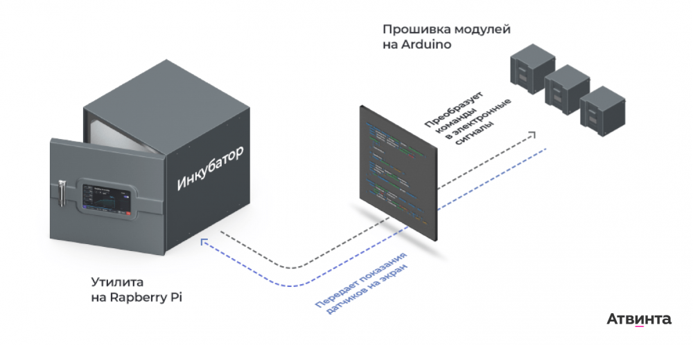 Видео-презентация IoT-разработки для микробиологической лаборатории