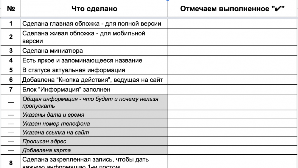 Реклама мероприятия в социальных сетях