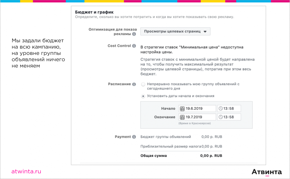 Этапы создания рекламы на Facebook