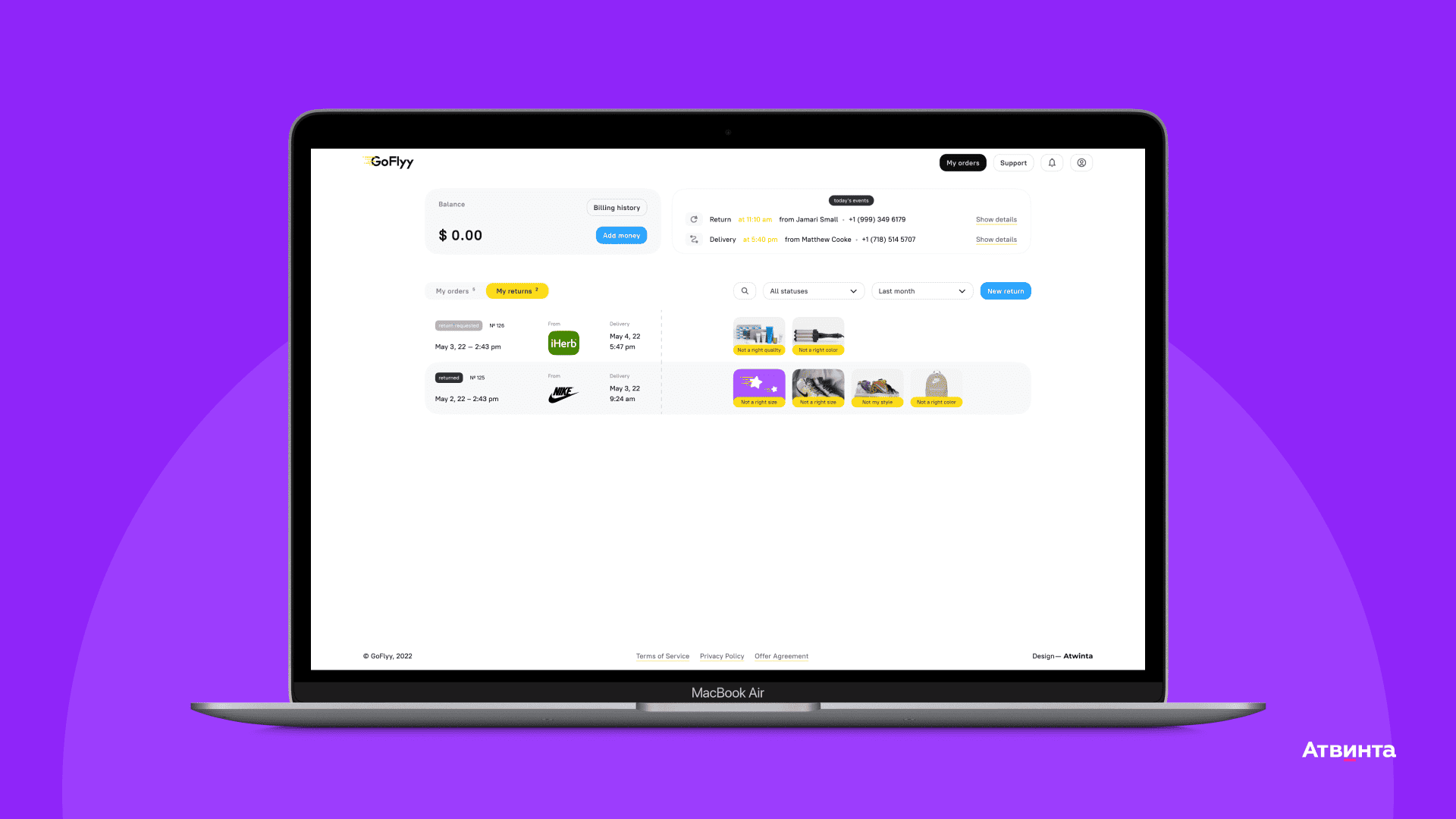goflyy, атвинта
