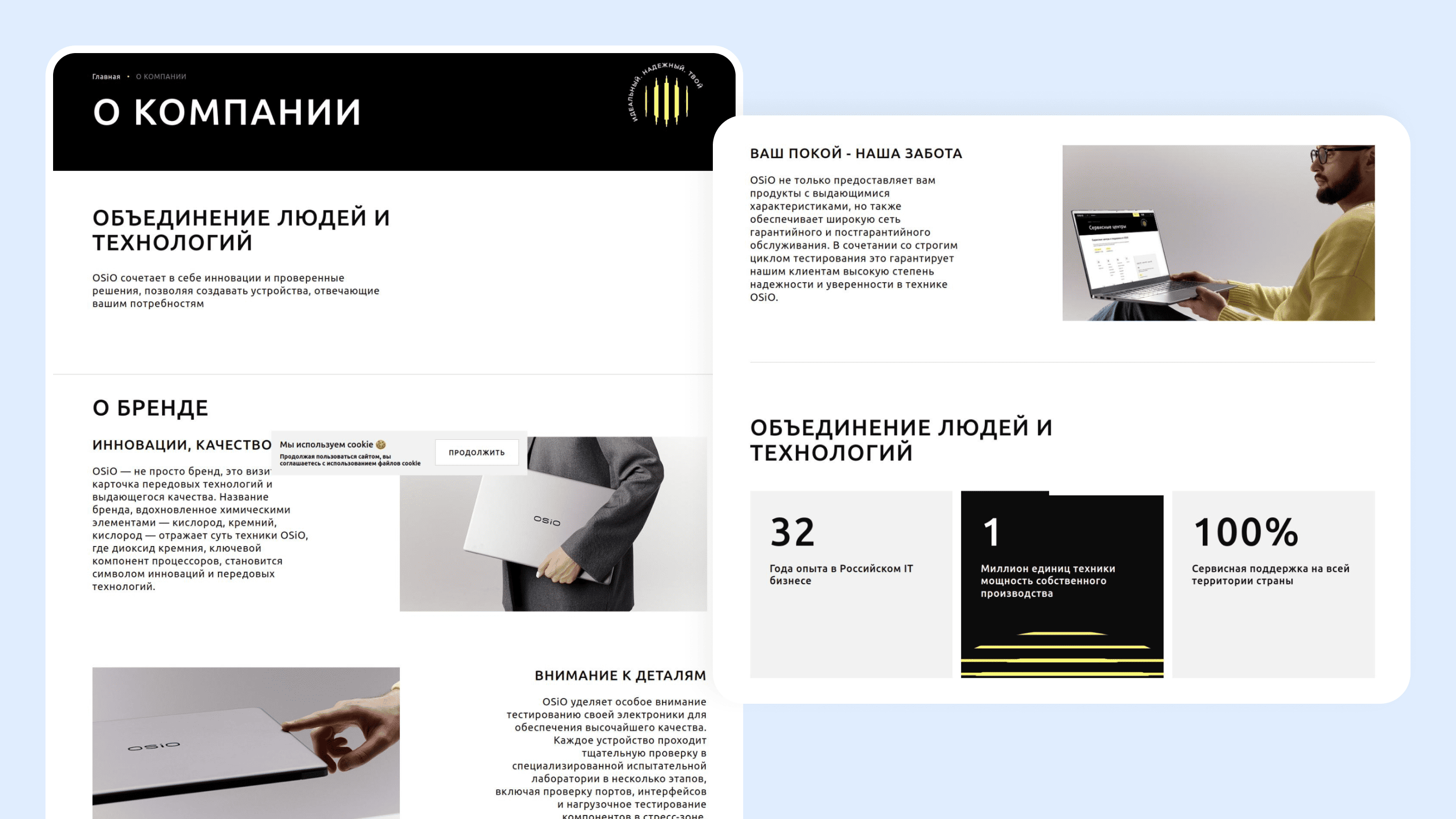 Описание компании пример