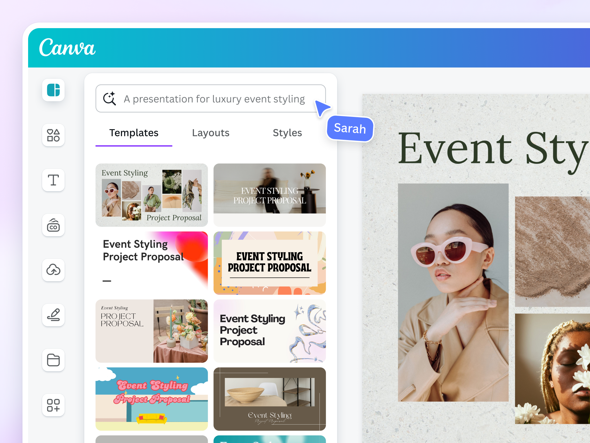 Редактируемый дизайн в Canva Magic Design